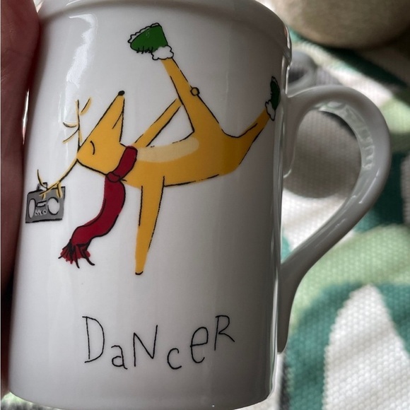 Pottery Barn Dancer Christmas Retired Mug Set of 3 - Picture 5 of 9